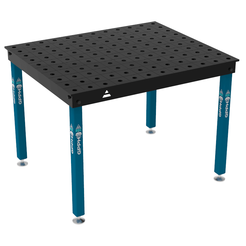 Stół Spawalniczy BASIC Rozmiar - 1200x1000mm, Siatka - 100x100mm, System - Φ28, Nogi - Na stopach