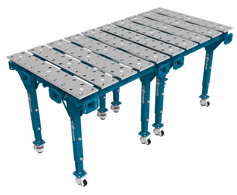 Modułowy stół spawalniczy podwójny 2000x1000 mm