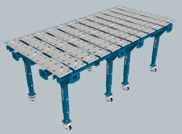 Modułowy stół spawalniczy podwójny 2400x1200 mm