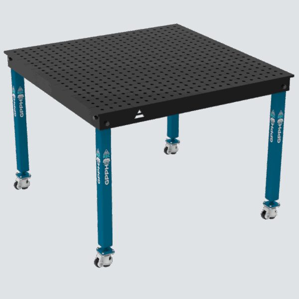 Stół Spawalniczy BASIC Rozmiar - 1200x1200mm, Siatka - 50x50mm, System - Φ16, Nogi - Na kołach