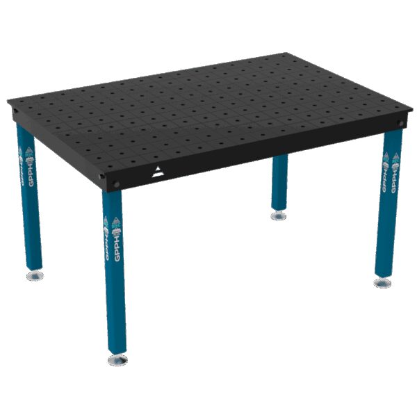 Stół Spawalniczy BASIC Rozmiar - 1500x1000mm, Siatka - 100x100mm, System - Φ16, Nogi - Na stopach