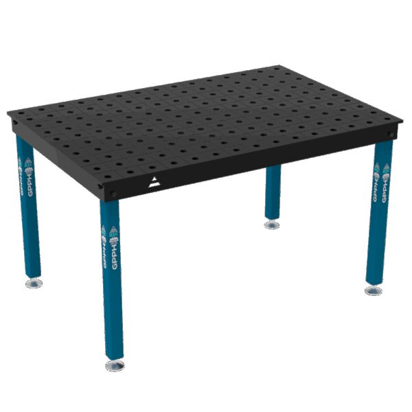 Stół Spawalniczy BASIC Rozmiar - 1500x1000mm, Siatka - 100x100mm, System - Φ28, Nogi - Na stopach
