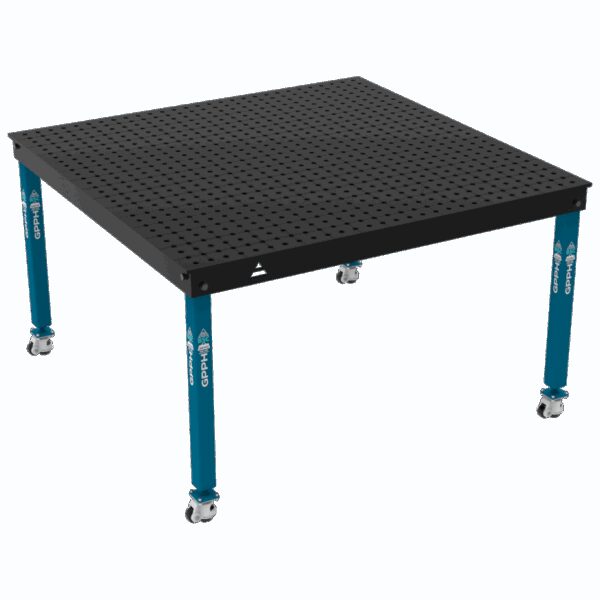 Stół Spawalniczy BASIC Rozmiar - 1500x1480mm, Siatka - 50x50mm, System - Φ16, Nogi - Na kołach