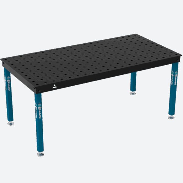 Stół Spawalniczy BASIC Rozmiar - 2000x1000mm, Siatka - 100x100mm, System - Φ28, Nogi - Na stopach