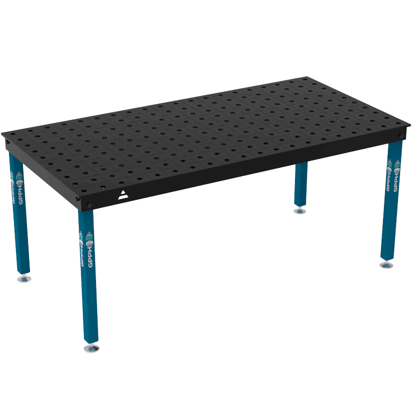 Stół Spawalniczy BASIC Rozmiar - 2000x1000mm, Siatka - 100x100mm, System - Φ28, Nogi - Na stopach
