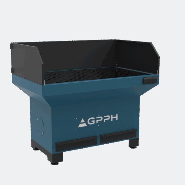 GPPH Stanowisko Szlifiersko-Spawalnicze Podstawa z osłonami 1270x770 mm fi28 mm siatka 100x100 mm