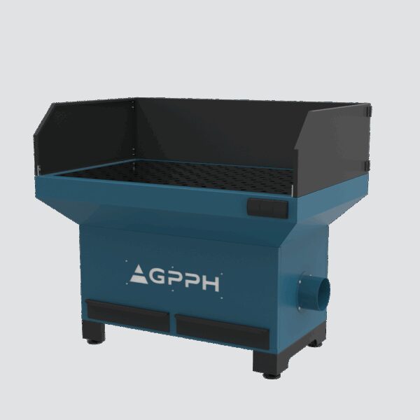 GPPH Stanowisko Szlifiersko-Spawalnicze Podstawa z osłonami 1270x770 mm fi28 mm siatka 100x100 mm