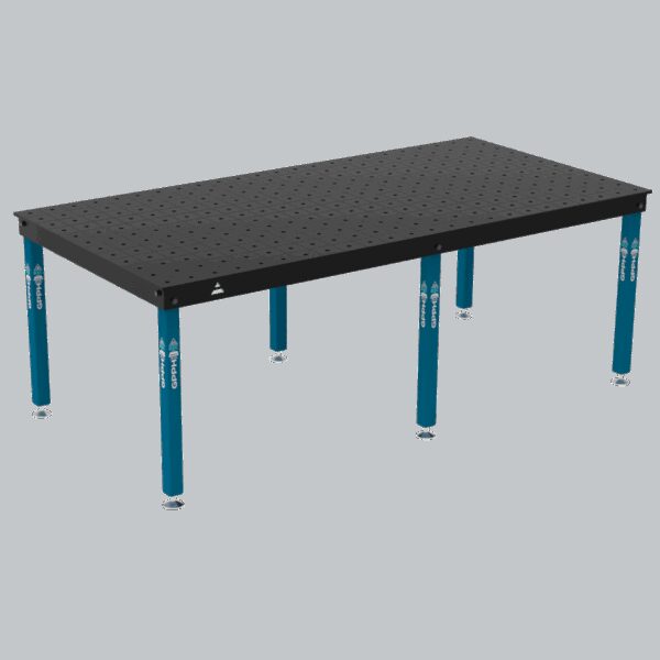 Stół Spawalniczy BASIC Rozmiar - 2400x1200mm, Siatka - 100x100mm, System - Φ16, Nogi - Na stopach