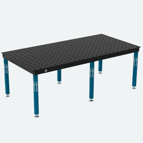 Stół Spawalniczy BASIC Rozmiar - 2400x1200mm, Siatka - 100x100mm, System - Φ28, Nogi - Na stopach