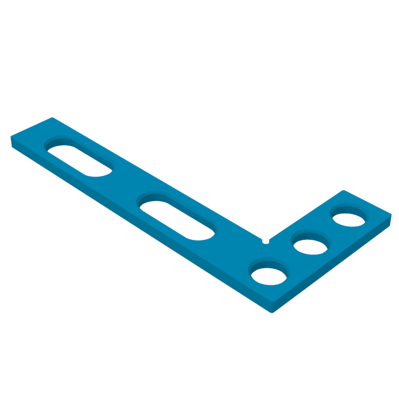 Winkiel płaski 320x150mm, System - Φ28, Seria - PLUS