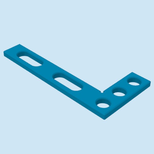 Winkiel płaski 320x150mm, System - Φ28, Seria - PRO