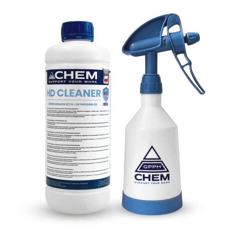Zestaw preparatów chemicznych 1x HD Cleaner 1x Spryskiwacz GPPH CHEM