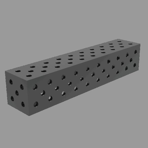 Łącznik, kostka 1000x200x200mm, Siatka - diagonalna, System - Φ28