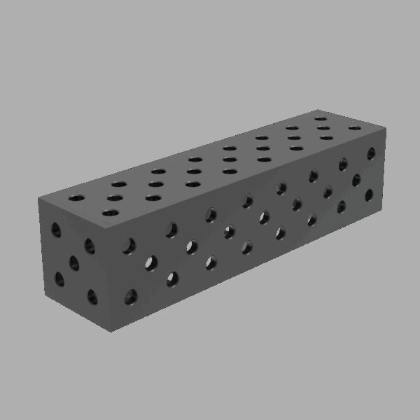 Łącznik, kostka 600x200x200mm, Siatka - diagonalna, System - Φ28