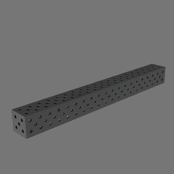 Łącznik, kostka 1200x200x200mm, Siatka - diagonalna, System - Φ28