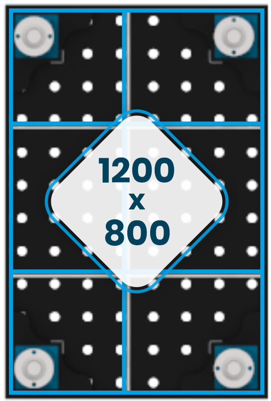 Stół Spawalniczy EXPERT 1200 x 800 mm ożebrowanie