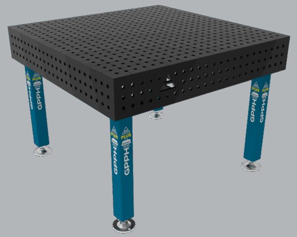 Stół Spawalniczy PLUS 	Siatka - 50x50mm, System - Φ16, Rozmiar - 1200x1200mm, Nogi - Na stopach
