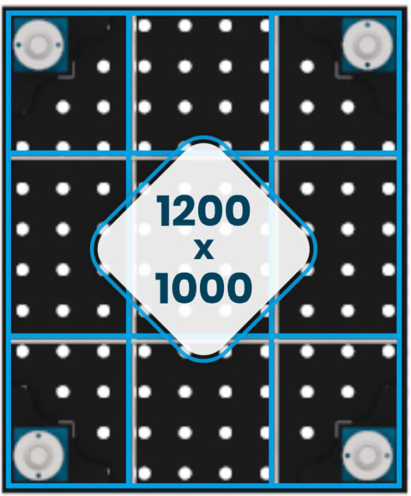 Stół Spawalniczy EXPERT 1200 x 1000 mm ożebrowanie