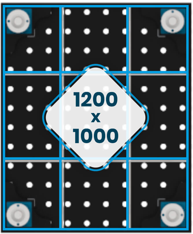 Stół Spawalniczy EXPERT 1200 x 1000 mm ożebrowanie