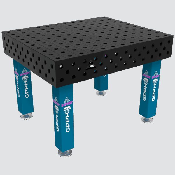 Stół Spawalniczy EXPERT Rozmiar - 1200x1000mm, Siatka - 100x100mm, System - Φ28, Nogi - Na stopach