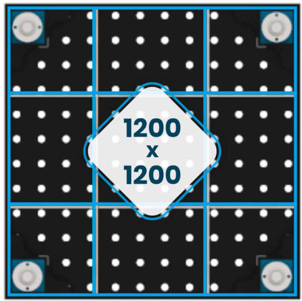 Stół Spawalniczy EXPERT 1200 x 1200 mm ożebrowanie