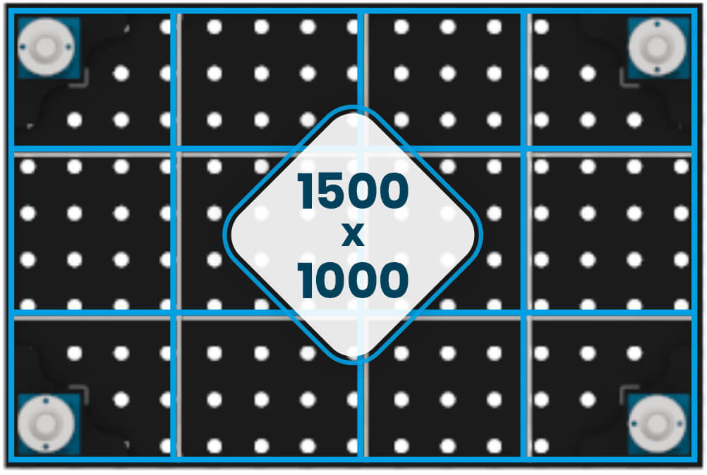Stół Spawalniczy EXPERT 1500 x 1000 mm ożebrowanie