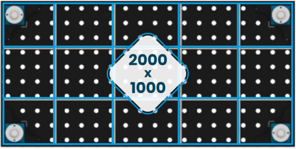 Stół Spawalniczy EXPERT 2000 x 1000 mm ożebrowanie