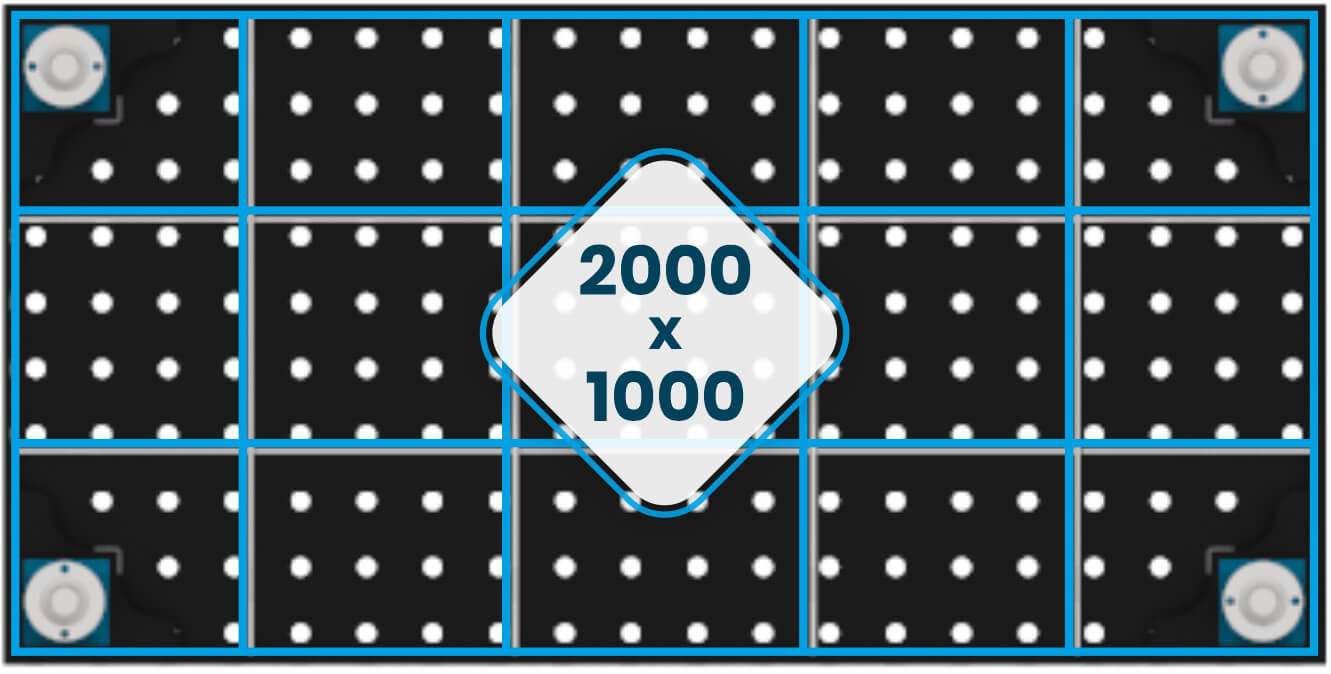 Stół Spawalniczy EXPERT 2000 x 1000 mm ożebrowanie