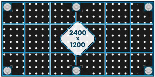 Stół Spawalniczy EXPERT 2400 x 1200 mm ożebrowanie