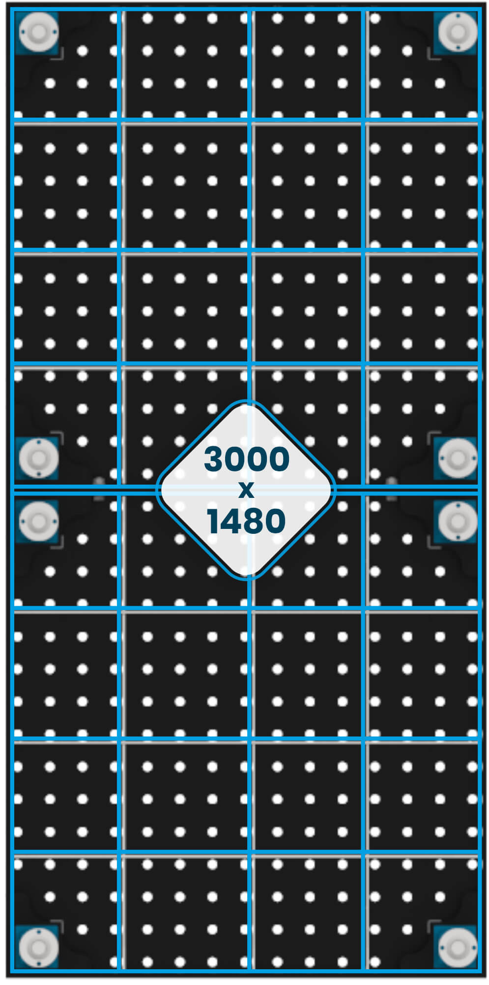 Stół Spawalniczy EXPERT 3000 x 1480 mm ożebrowanie