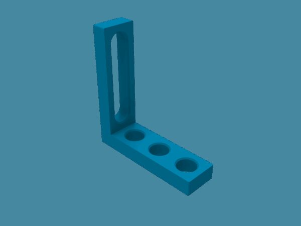 Kątownik 185x175mm, System - Φ28, Seria - EXPERT
