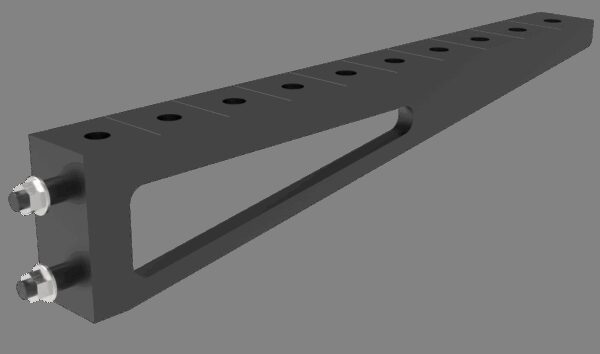 Przedłużenie EXPERT 1000x100mm w systemie otworów 28mm