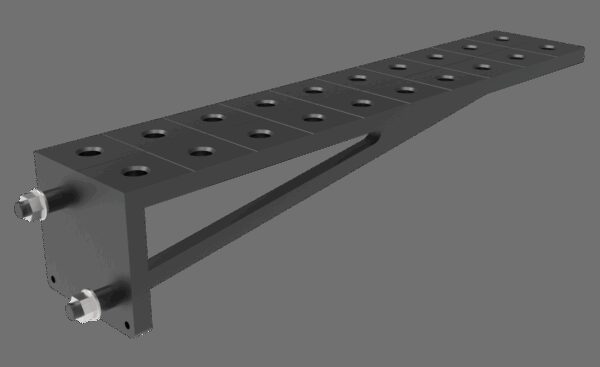 Przedłużenie 1000x200mm, Siatka - 100x100mm, System - Φ28, Seria - EXPERT