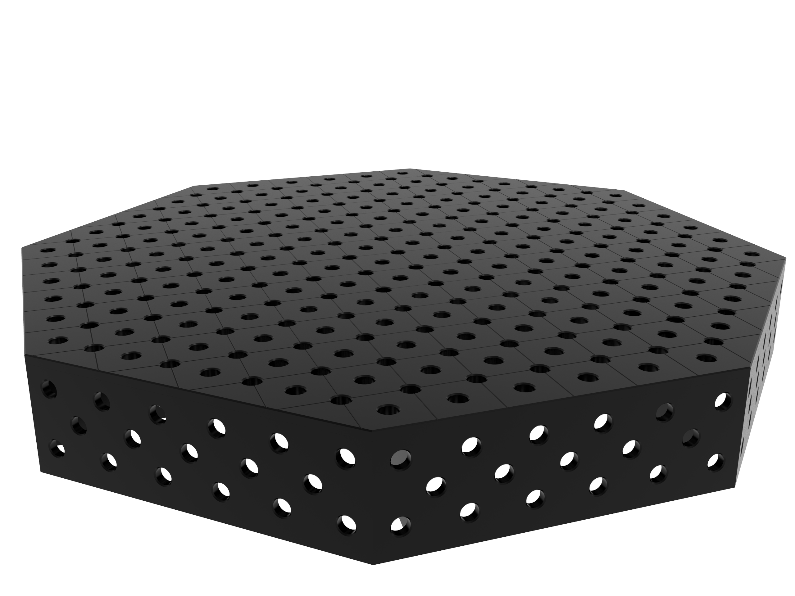 Stół spawalniczy ośmiokątny OCT 1400x1400mm fi28 siatka diagonalna