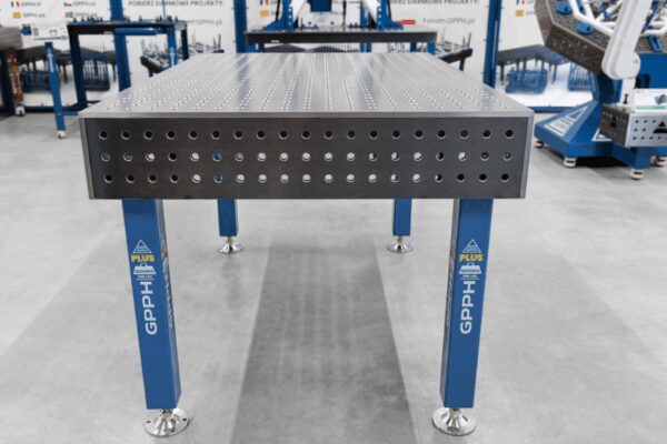 Stół Spawalniczy PLUS Siatka - 50x50mm, System - Φ16, Rozmiar - 1500x1000mm,