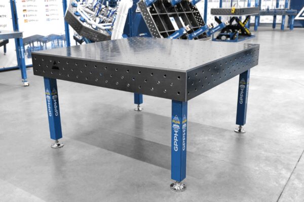Stół Spawalniczy PLUS Siatka - 100x100mm, System - Φ16, Rozmiar - 1500x1480mm