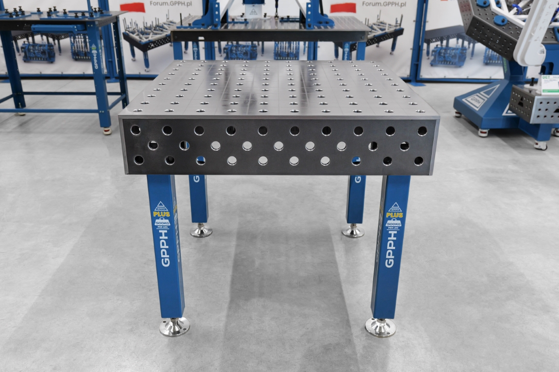 Stół Spawalniczy PLUS Rozmiar - 1000x1000mm, Siatka - 100x100mm, System - Φ28