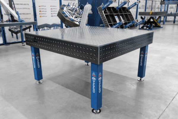 Stół Spawalniczy PRO Siatka - 50x50mm, System - Φ16, Rozmiar - 1500x1480mm