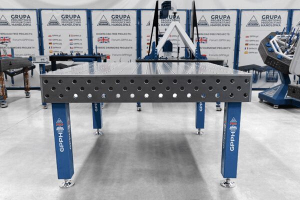 Stół Spawalniczy PRO Siatka - 100x100mm, System - Φ28, Rozmiar - 1500x1480mm
