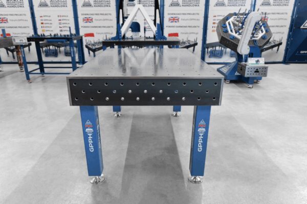 Stół Spawalniczy PRO Siatka - 100x100mm, System - Φ16, Rozmiar - 1500x1000mm