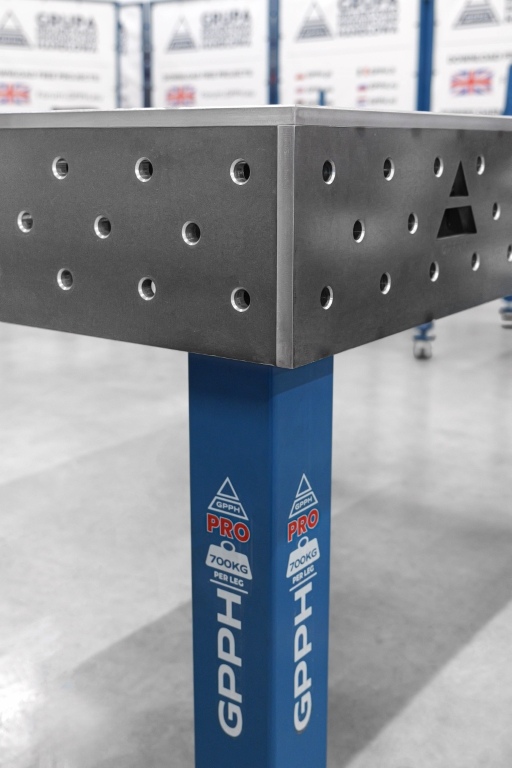 Stół Spawalniczy PRO Siatka - 100x100mm, System - Φ16, Rozmiar - 1500x1000mm