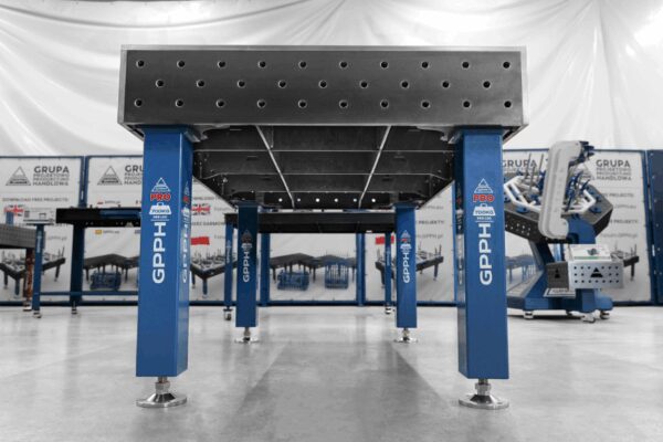 Stół Spawalniczy PRO Siatka - 100x100mm, System - Φ16, Rozmiar - 1500x1000mm