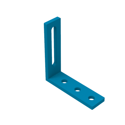 Kątownik 185x175mm, System - Φ16, Seria - PLUS