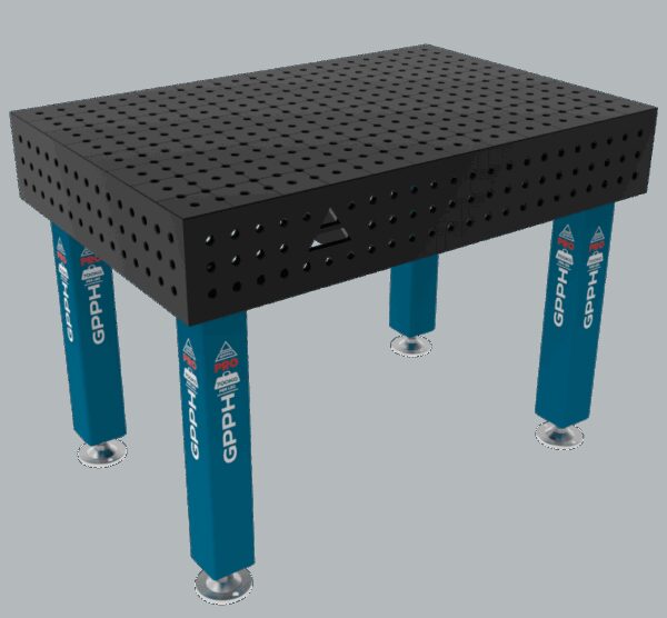 Stół Spawalniczy PRO Rozmiar - 1200x800mm, Siatka - 50x50mm, System - Φ16, Nogi - Na stopach