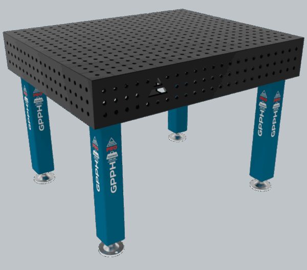 Stół Spawalniczy PRO Rozmiar - 1200x1000mm, Siatka - 50x50mm, System - Φ16, Nogi - Na stopach
