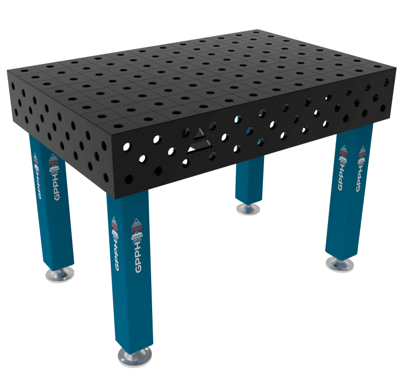 Stół Spawalniczy PRO Rozmiar - 1200x1000mm, Siatka - 100x100mm, System - Φ28, Nogi - Na stopach