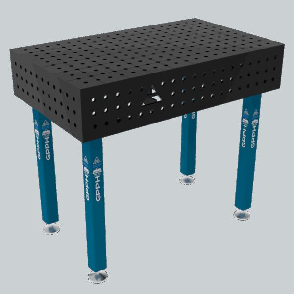 Stół Spawalniczy ECO Rozmiar - 1000x600mm, Siatka - 50x50mm, System - Φ16, Nogi - Na stopach