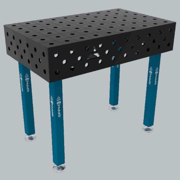 Stół Spawalniczy ECO Rozmiar - 1000x600mm, Siatka - 100x100mm, System - Φ28, Nogi - Na stopach