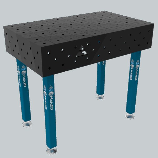 Stół Spawalniczy ECO Rozmiar - 1000x600mm, Siatka - 100x100mm, System - Φ16, Nogi - Na stopach
