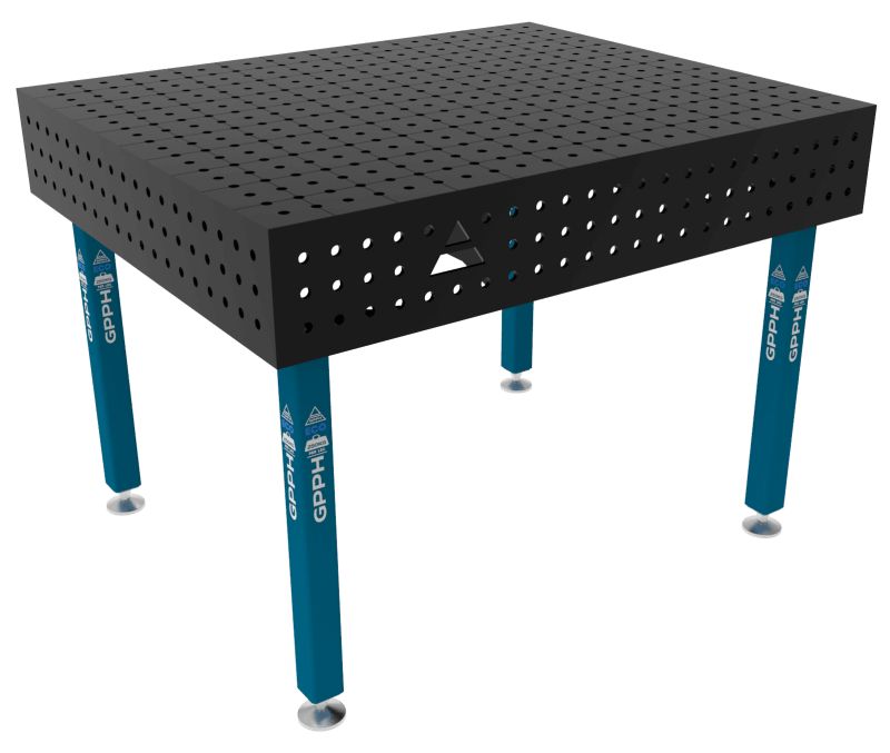 Stół Spawalniczy ECO Rozmiar - 1200x1000mm, Siatka - 50x50mm, System - Φ16, Nogi - Na stopach